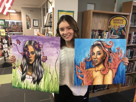 “When I was nine months old, I drew a key on a piece of paper,” senior Ella Zona recalls of her first encounter with art. “I’ve been into it almost my whole life.” As Zona has grown up, her artistic style has blossomed alongside her. 