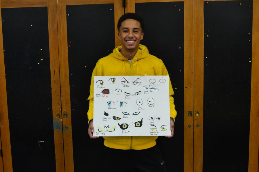 Junior Isaac Ogunleye describes his artistic style as “another way to express himself.” He uses detail to show different memories, dreams, thoughts and also his favorite things. His artwork is a lot of unique and interesting pieces that all connect to him in one way or another. “Art is unique to everyone,” Ogunleye said, “and that is one of the main reasons i even started to draw and doodle. It was all unique, and I have always seen myself as a unique individual.”